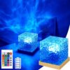 Tarak Dynamic Ocean Wave Projection Light, USB Powered Night Lamp for decoration Night Lamp (16 cm, Multicolor)