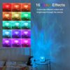 Ocean Wave Lamp Projector, 16 Colors Luminorthe Cube Lamp, Rechargeable Water Ripple Lamp with Remote and Touch Control, Ocean Aurora Lamp for Girls Bedroom Gifts, Party Mood Lighting