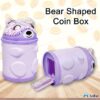 Bear Piggy Bank–Bear Shaped Coin Box For Kids,Classic Money Bank For Kids
