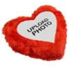 Personalized Heart Shape Fur Cushion | Custom Photo Cushion Gift