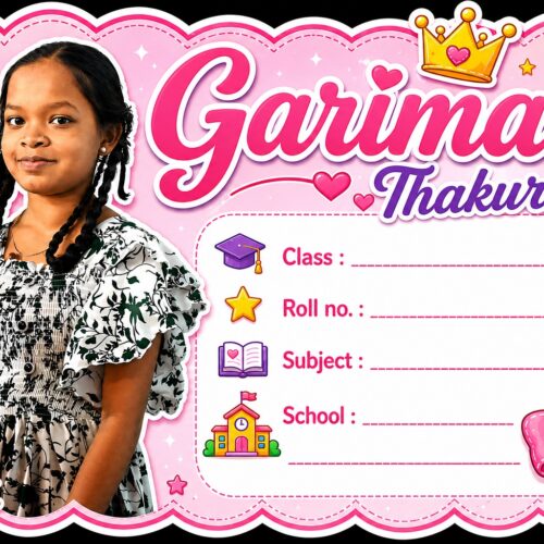Personalized Name Sticker