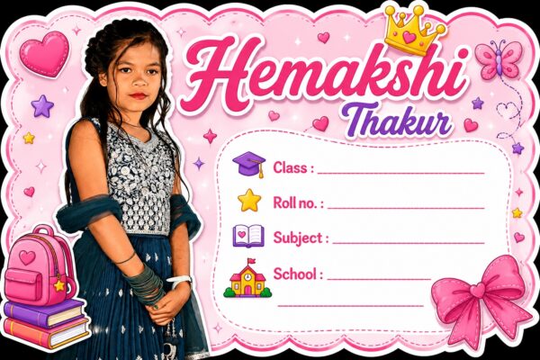 Personalized Name Sticker