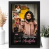 Personalized Birthday Photo Frame with Calendar Custom Birthday Gift Frame