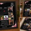 Personalized Floral Birthday Calendar Photo Frame