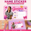 Personalized Name Sticker