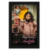 Personalized Birthday Photo Frame with Calendar | Custom Birthday Gift Frame