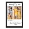 Brother Sister Photo Frame – Personalized Heartbeat Design with Message1 Brother Sister Photo Frame – Personalized Heartbeat Design with Message