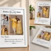 Brother Sister Photo Frame – Personalized Heartbeat Design with Message3 Brother Sister Photo Frame – Personalized Heartbeat Design with Message