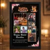 Multi-Photo Raksha Bandhan Collage Frame – Personalized Rakhi Gift with Message